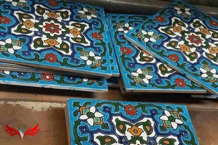 دانلود سوالات نقاشی با لعاب روی کاشی با جواب