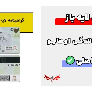 گواهینامه رانندگی لایه باز اوهایو