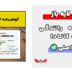 گواهینامه رانندگی لایه باز کبک کانادا
