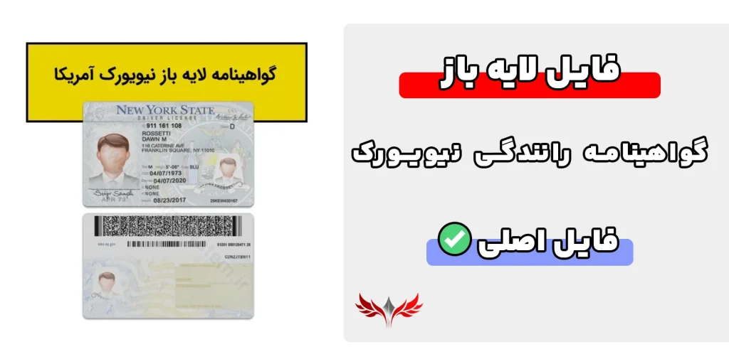 گواهینامه رانندگی لایه باز نیویورک